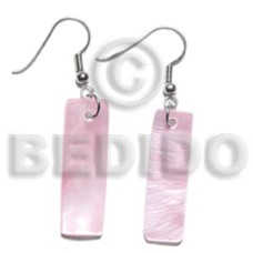 Dangling 30x10mm pastel pink hammershelll Dangling 30x10mm pastel pink hammershelll
