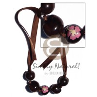 Kukui nuts ribbon choker