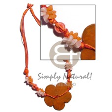 Orange 3 layer wax cord Orange 3 layer wax cord