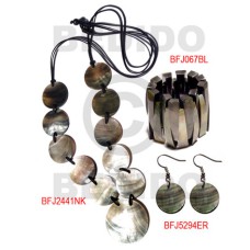 Set jewelry ordered individually as