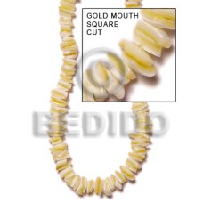 Gold mouth square cut Gold mouth square cut