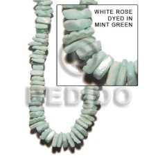 White rose dyed in mint White rose dyed in mint