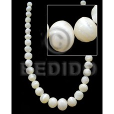 Graduated troca beads -male Graduated troca beads -male