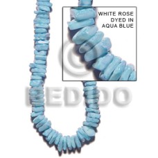 White rose dyed in aqua White rose dyed in aqua