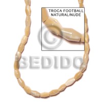 Troca football - natural nude