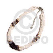 Twisted troca rice bead Twisted troca rice bead