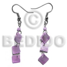 Dangling 8mm pastel pink