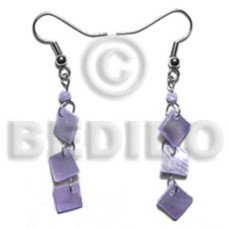 Dangling 8mm lilac hammershell Dangling 8mm lilac hammershell