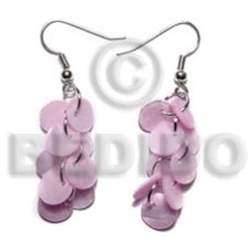 Dangling multiple pastel pink round Dangling multiple pastel pink round