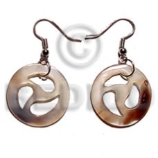 Dangling round hammershell 30mmx30mm