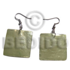 Dangling 30mm square olive green Dangling 30mm square olive green