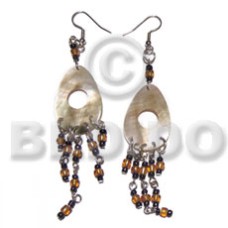 Dangling 20mmx17mm teardrop hammershells