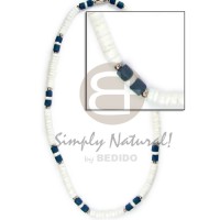 White shell silver flat