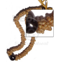 Yellow mongo shell rings