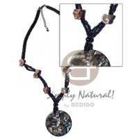 4-5mm coco heishe black glass beads everlasting