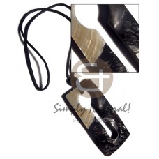 105mmx48mm chunky rectangular keyhole mop blacklip