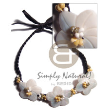 Braided black satin cord Braided black satin cord