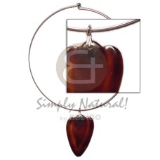 Nickel-free silver hoop ring