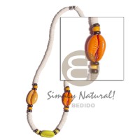 4-5mm white clam heishe