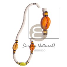 4-5mm white clam heishe