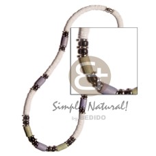 White clam heishe wood White clam heishe wood