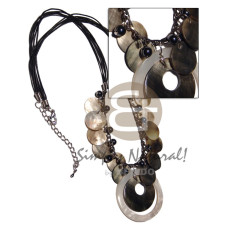 4 layers black wax cord