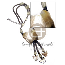 2-3mm dark gray coco heishe