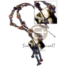 Tassled 2 rows wax cord Tassled 2 rows wax cord