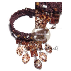 Wired adjustable macrame choker Wired adjustable macrame choker