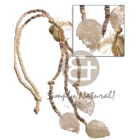 4-5mm coco heishe bleach