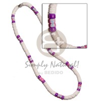 4-5mm white clam lilac