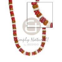 4-5mm pokalet maroon brown tones