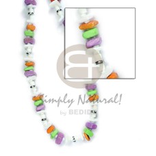 White rose white clam heishe White rose white clam heishe