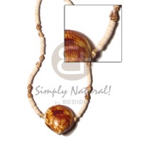 2-3mm coco heishe bleach nassa tiger