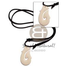 40mm celtic white carabao bone