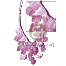 Subdued pink macrame dyed Subdued pink macrame dyed