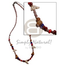 Glass wood horn combination