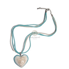 3 rows leather thong