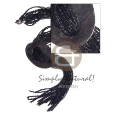 10 rows black glass and