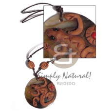 40mm round blacklip shell 40mm round blacklip shell