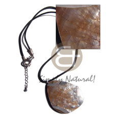 Black wax cord freeform