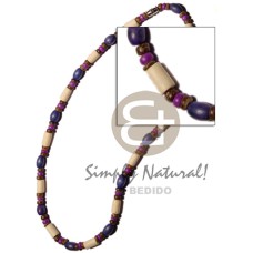 Wood tube oval blue Wood tube oval blue