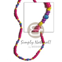 4-5mm fuschia pink coco pokalet