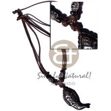 Tribal wooden fish carved 44mmx25mm Tribal wooden fish carved 44mmx25mm