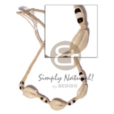 Sigay macrame white clam Sigay macrame white clam