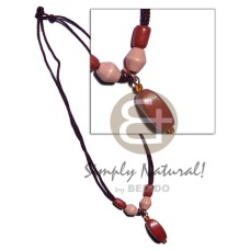 Wood beads in 2 layer Wood beads in 2 layer