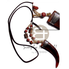 90mmx23mm carabao amber horn tusk 90mmx23mm carabao amber horn tusk