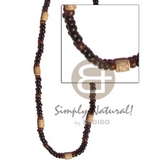 4-5mm coco pokalet black brown 4-5mm coco pokalet black brown