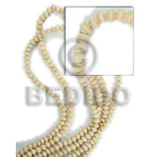 Natural white wood mentos 5x8mm Natural white wood mentos 5x8mm