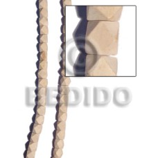 Natural white wood diamond